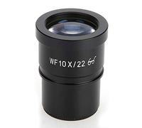 Generic WF006G WF10X Lente Ocular de Microscopio Gran Angular de 22 Mm para un Campo de Visión Claro, Comodidad para los Ojos, Aleación de Aluminio Negro para Entusiastas de los Microscopios