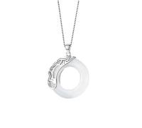 Generic XHBTS - Collar con colgante y calcomanías de Tian Guan Ci Fu Heaven's Official Blessing Anime Hua Cheng Xie Lian, Metal