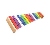 Generic Xilófono Colorido para Niños, Juguete Musical para Educación Temprana, Xilófono de 15 Notas para Niños, de Metal para Pequeños, Aplicable con Fines Educativos