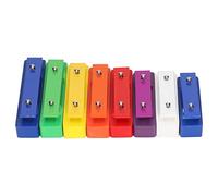 Generic Xilófono de 8 Notas, Instrumento de Percusión Educativo Colorido para Niños, Fácil de Operar con 8 Teclas de Metal, Adecuado para Familias, Escuelas, Jardines de Infancia, Centros de
