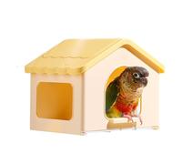 genérica para pájaros, casa para loros, casa para pájaros con apertura en lados, malla inferior retráctil | pequeño para animales de compañía para aviario interior