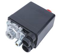 Genericer Piezas de Repuesto de Agujero Monofásico de Válvula de Control de Presostato del Compresor de Aire 0.5-1.2MPa (72.5~175psi) 220V G1/4"