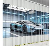 Genérico 0.6mm Paneles Laterales de Lona Alquitranada Impermeable de PVC Lona Exterior Cortina Cortinas Divisorias Trastero Cortina para Pérgola, Porche, Patio, Balcón(H300 x B200 cm,1Pc,White)