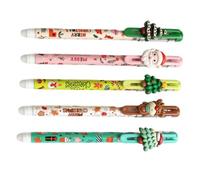 Genérico 0.7mm Erasable Gel Pens - Christmas Cartoon Writing Pen Collection