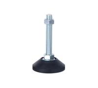 Genérico 1/2/4 Uds D80 M12 M14 M16 M20 M24 Pies de nivelación Ajustables Antideslizantes Almohadillas for Patas de Muebles de Nailon fresadora Copa de pie Base Fija(D80x24x150,2 Pcs)