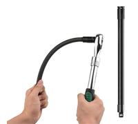 Genérico 1/2 Flexible Shaft Extension Extender Torque Socket, Heavy-Duty Universal Socket Wrench Accessory For Tight, Awkward, Or Hard-To-Reach Fastening Tasks (1Pcs)