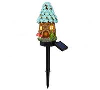 Genérico 1/3/6 Pcs Solar Fairy-Tale Mushroom Cottage Garden Light, Waterproof Led Mushroom Solar Lights Outdoor With Stake, Outdoor Landscape Pathway Light, for Lawn, Walkway, Patio, Yard (D)