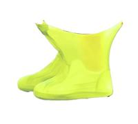 Genérico 1-4 pares de botas goma for exteriores, funda for hombres y mujeres, impermeable, reutilizable, antideslizante, for verano Apto para días lluviosos(Yellow,M27cm34-40-2PCS)