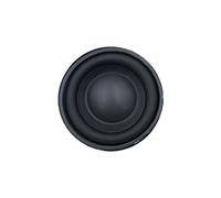Genérico 1.5 Altavoces de Rango Completo de 3 W con Estructura de imanes internos y PU para instalaciones Que ahorran Espacio Altavoces compactos Redondos con Oreja de Montaje