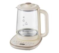 Genérico 1.8L Electric Kettle con Control Temporal, Smart Tea Maker & Warmer, Fast Boiling Glass Pot for Home Office, Auto Shut-Off, Anti-Dry Burn, 220V 800W