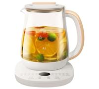 Genérico 1.8L Glass Electric Health Pot, 800W Multi-Function Stew Maker & Tea Kettle, Touch Control con 20 programas Inteligentes, BPA-Free Borosilicate Vessel for Home Use