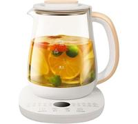 Genérico 1.8L Glass Electric Kettle, 800W Tea Maker con 20 programas Inteligentes, Dispensador de Agua Caliente y Stew Pot, BPA Free Health Pot for Home Office