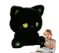 Genérico 1* De Gatos Cuddly - Juguete De Peluche De Animales 10x10x15cm con Un Lindo Diseño | Almohada Interactiva De La Piel con Expresiones Faciales Emocionales para Niños, Compañeros De Viaje De