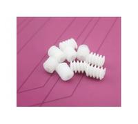 Genérico 1 Engranaje helicoidal W6X82A de plástico 6 × 8-2A for Modelos de Barcos y Coches. Accesorios de Bricolaje.