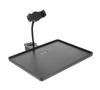 Genérico 1 Juego Bandeja De Tarjeta De Sonido Soporte De Escritorio Para Teléfono Engranaje Estante De Exhibición Del Teléfono Móvil Soporte Para Móvil Poseedor Deber Guardián Abs Black