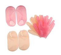 Genérico 1 Juego Máscara De Pie Calcetines Hidratantes Mujer Para Pies Secos y Agrietados. Calcetines De Spa Para Pelar Los Pies Máscara De Mano Gel De Sílice