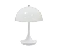 Genérico 1 lámpara de mesa LED seta pequeña, portátil USB carga regulable táctil noche luz, dormitorio noche lámpara decoración