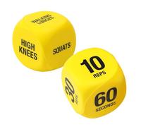 Genérico 1 par Dados Ejercicio físico | Dados Fitness Entrenamiento 6 Lado | Equipo Cortar cuadritos desafío F-itness | Accesorios portátiles Equipos Entrenamiento Dado Deportivos Fuerza