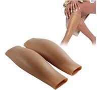 Genérico 1 Par de Almohadillas de Silicona para Pantorrillas Aumentador de Piernas y Brazos Corrector de Pantorrillas para Piernas Flacas y Torcidas Cubrir Cicatriz o Marca de Nacimiento,Color 1,Small
