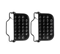 Genérico 1 Par Reposapiés Traseros Plegables para Bicicleta - Pedales De Asiento Trasero hacia Apoyapies De Acero Antideslizante 100kg | Modelo Resistente Pro Diseño Accesorio Ciclismo Kit Negro