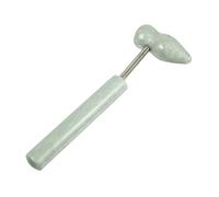 Genérico 1 Pc Martillo De Masaje De Jade Natural Martillo Masajeador De Cuello Martillo De Fitness Masajeador De Piel Facial Hinchazón Aparato De Masaje De Salud Green