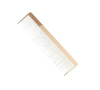 Genérico 1 Pc peine de metal minimalista hair peine hombre para mujeres para desenredar portátil de peluquería minimalista metálico Golden