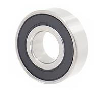 Genérico 1 Unidad 6005 rodamientos 25x47x12mm Rueda de Cubo de Bicicleta Anillos de Acero Inoxidable 440C híbridos con rodamiento de Bolas de cerámica Si3N4 S6005 Reemplazo