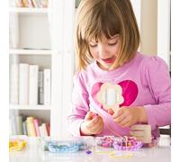 Genérico 10 Espejos de Madera para Hacer Tú Mismo Blanco Hechos a Mano Molde de Cinco Pétalos Ideales Manualidades DIY