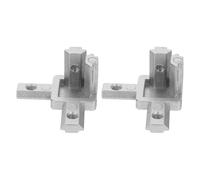 Genérico 10 Juegos Conector de Esquina de 3 Vías Aleación de Zinc , Práctico y Fácil de Usar para Perfil Aluminio Serie 2020 Estándar Europeo para Impresoras 3d y Routers Cnc