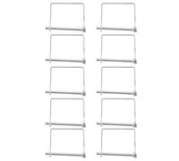 Genérico 10 Pasadores de Acoplamiento para Remolque M6X70 Pasador de Bloqueo de Eje de Alta Resistencia Pasador de Seguridad para Remolques Multifuncional y Compacto para Uso Vehículos