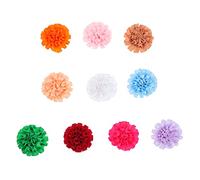 Genérico 10 Piezas Flor de Tela de Clavel Mascota Pet Corbatas Flor Gatito Cono de Gato Dog Collar coleiras para cães encantos de Flores de Cachorro encantos de Flores de Gatos Limpiar