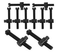 Genérico 10 Piezas Tornillo Tensor de Cadena para Motosierra y Cortacésped, Ajustador de Metal Reutilizable y Versátil para Mantenimiento Eficaz