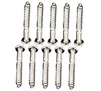 Genérico 10 Tornillos Para Placa Inferior De Puente Orificio Para Cable De Transmisión Tornillos Para Paneles De Yeso Tornillos Para Guitarra Eléctrica Sujetadores Con Número De