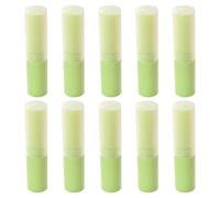 Genérico 10 Tubos Vacíos de Bálsamo Labial de Plástico Reutilizables de 4g Tapas para Mujeres, Ideales para DIY y Almacenamiento de Maquillaje