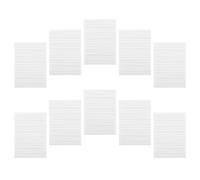 Genérico 10 Unidades Cuaderno para Práctica de Escritura en Inglés Papel Blanco, Líneas Punteadas y Guía Central, Adecuado para Actividades Creativas y Escritura en Jardín de Infancia