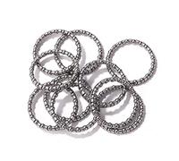 Genérico 10 unids Auriculares for Bicicletas enjaulado Ball Cojinete Marco Frente Tenedor Rollo Retenedores Carrera Ciclismo Cojinetes Cojinetes Piezas de Bicicleta Reemplazo