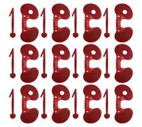 Genérico 100 Gafas Antipicoteo para Pollos y Faisanes, Plástico Resistente Rojo, Prevención de Conflictos para Aves de Corral, Suministros para Mascotas, Accesorio para Color Aleatorio