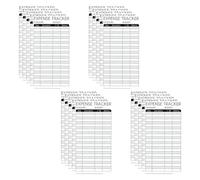 Genérico 100 Piezas Libro de Registro de Gastos, Cuaderno de Planificación Presupuestaria, Papel Negro, Portátil, para Negocios Pequeños y Equipos, Uso en Viajes y Gestión Financiera