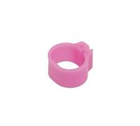 Genérico 100 Uds. Anillos for Palomas Anillo de identificación de Bayoneta de 8mm Anillo de Apertura Color Anillo for pie Suministros for Palomas y pájaros(Pink)