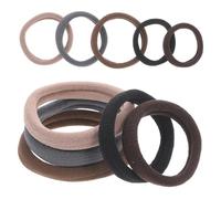 Genérico 100 Uds Juego De Cuerdas Para El Cabello Lazos Para El Cabello Sin Daños Bandas Elásticas Transparentes Para El Cabello Lazos Para El Cabello Extra Grandes Accesorios Para El