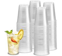 Genérico 1000 Vasos de Plástico - Envio 24 h - 200 ml - 1000 uds Desechables de Polipropileno - Ideal para Fiestas, Cumpleaños, Festivales, Oficinas o Navidad (1000)