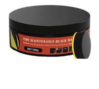 Genérico 100ML Tire Polish - Coating Car Tire Cleaner | Tires Retreading Compound Wax | Blackening, Waterproof & Anti-Aging Car Tires Shine for SUV, Truck, Motorcycle, RV & Vehicle Wheel Maintenance