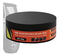 Genérico 100ML Tire Polish - Coating Car Tire Cleaner | Tires Retreading Compound Wax | Blackening, Waterproof & Anti-Aging Car Tires Shine for SUV, Truck, Motorcycle, RV & Vehicle Wheel Maintenance