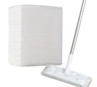 Genérico 100PCS Suaves Mop Pads, Microfibra Mop Cloths, Refills de Piso, Pads de Mopa, Barridos de Suelo 7.8x11.4 Pulgadas para Mopas