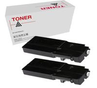Genérico 106R03528 / 106R03516 / 106R03500 Pack 2 Cartuchos de Toner Compatible con Xerox VersaLink C400 / C405 (10.5K)