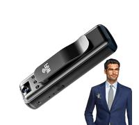 Genérico 1080P Mini Body Camera - Wearable Sports Camcorder | 5x3cm Portable Recorder with Clip Mount Attachment, Metal Housing Camera with Motion Recording Function, Personal Recording Device