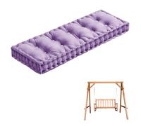 Genérico 10cm Cojines Gruesos para Banco con Asa, Cojines De Asiento De Terciopelo Suave, Cojines para Columpio, para Muebles De JardíN, Patio, Interior,G,140x35x10cm