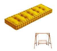 Genérico 10cm Cojines Gruesos para Banco con Asa, Cojines De Asiento De Terciopelo Suave, Cojines para Columpio, para Muebles De JardíN, Patio, Interior,D,120x30x10cm