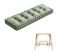 Genérico 10cm Cojines Gruesos para Banco con Asa, Cojines De Asiento De Terciopelo Suave, Cojines para Columpio, para Muebles De JardíN, Patio, Interior,L,100x45x10cm