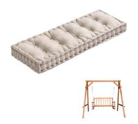 Genérico 10cm Cojines Gruesos para Banco con Asa, Cojines De Asiento De Terciopelo Suave, Cojines para Columpio, para Muebles De JardíN, Patio, Interior,B,80x30x10cm